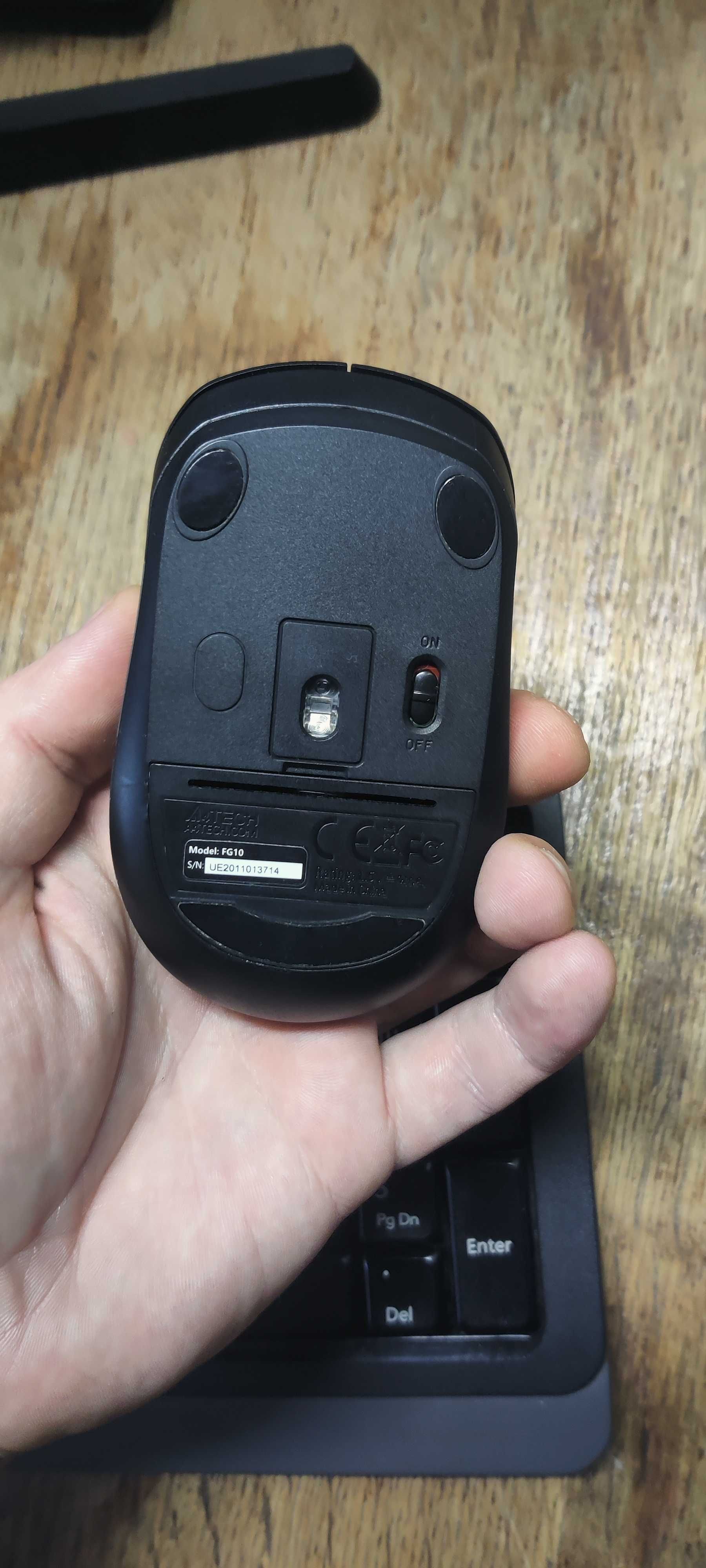 Клавіатура + миша бездротова A4tech FG1010 (Grey)