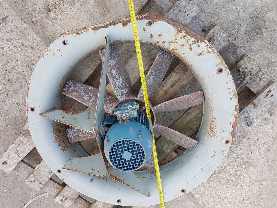 Wentylator Ścienny Nadmuch Wyciąg Turbina do Hali Kurników