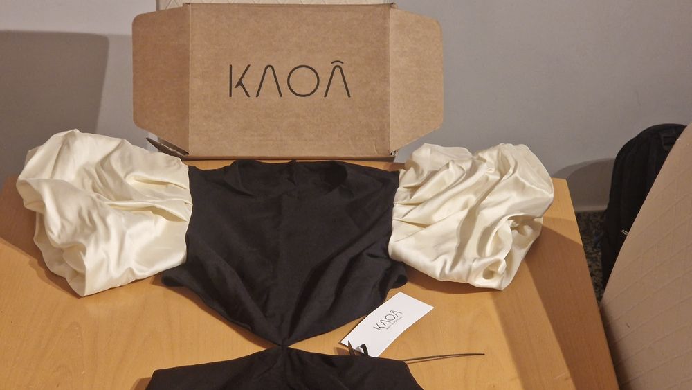 KAOÃ - Vestido preto de gala - novo