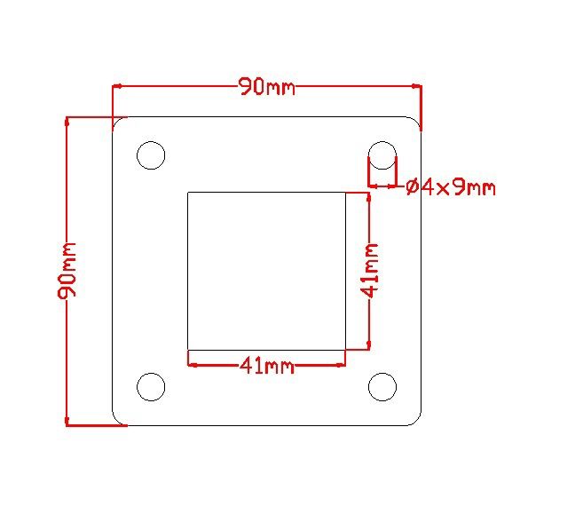 Podstawa Stopa blacha słupek profil do spawania 5mm ogrodzenie panel