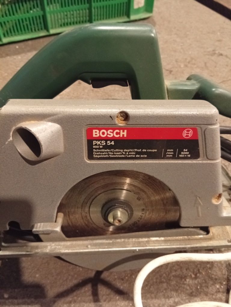 Piła tarczowa Bosch 800W, wiertarka