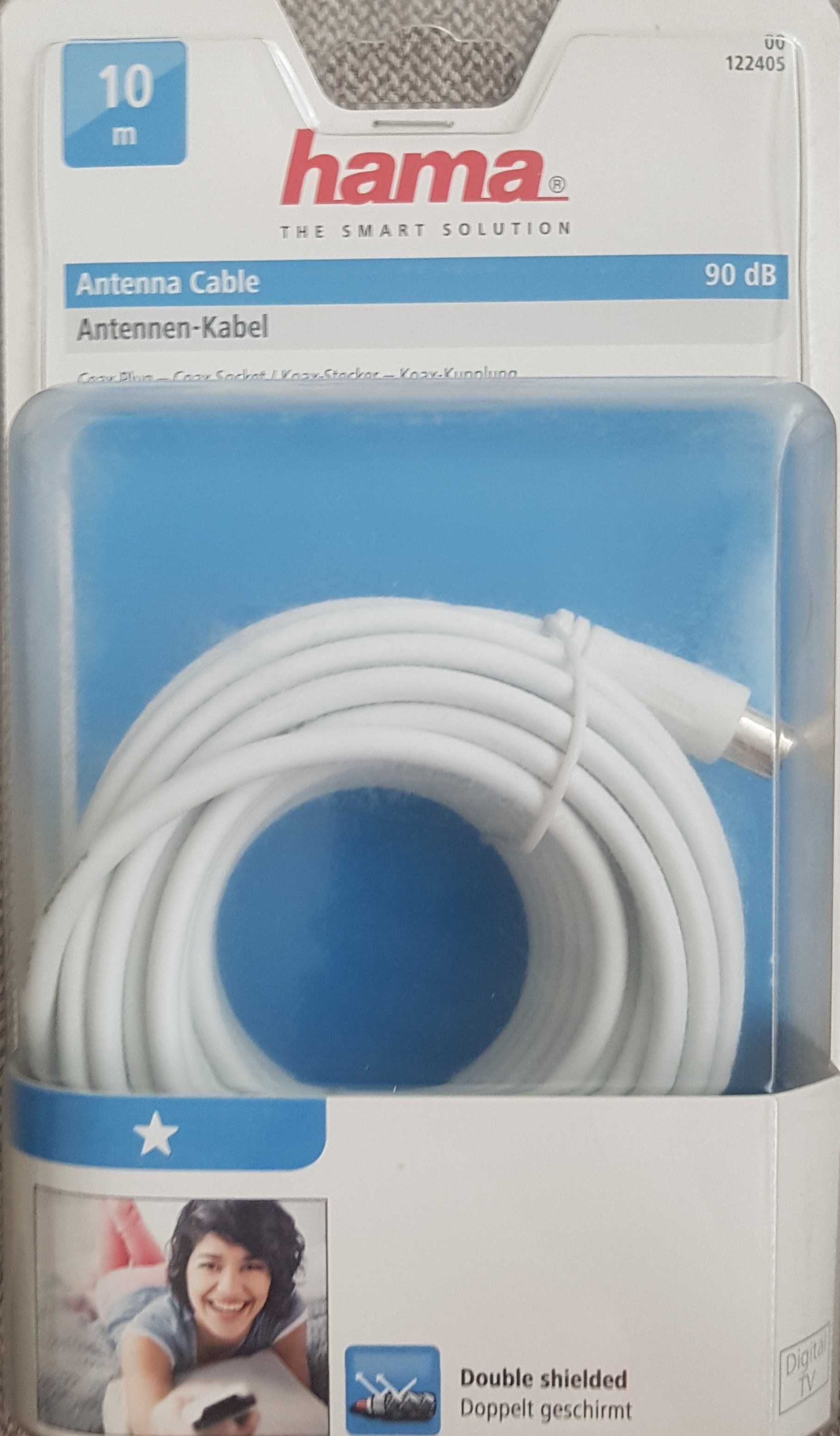 Kabel antenowy Hama antena 10 mb 90db