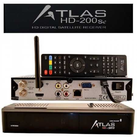 Recetor Satélite Digital - Atlas hd-200Se