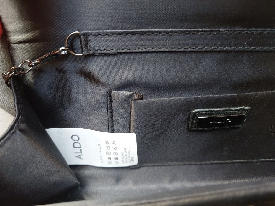 Torebka kopertówka Aldo srebrna