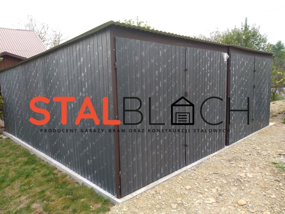 Garaż Blaszany Podwójny 6x5