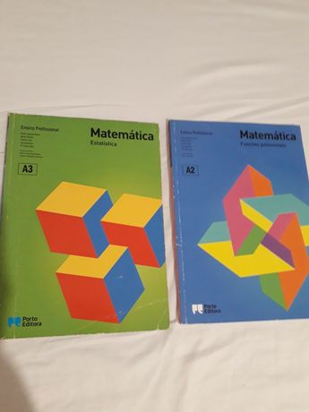 Livros Matemática A2 e A3