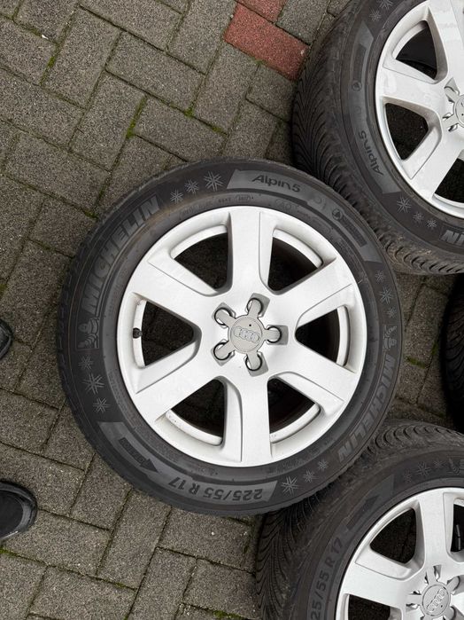Opony Koła Alufelgi 225/55r17 zimówki 5x112 Audi A4 A5 A6 ET37