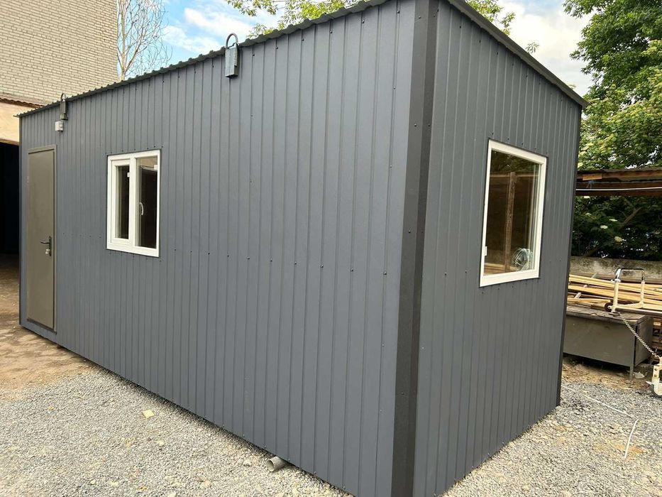 Вагончик Побутівка розмір 2.40х6.00м. на металевому каркасі.