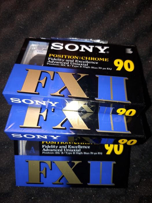 3 szt. Sony FX 2 90 (FX II 90) Position Chrome