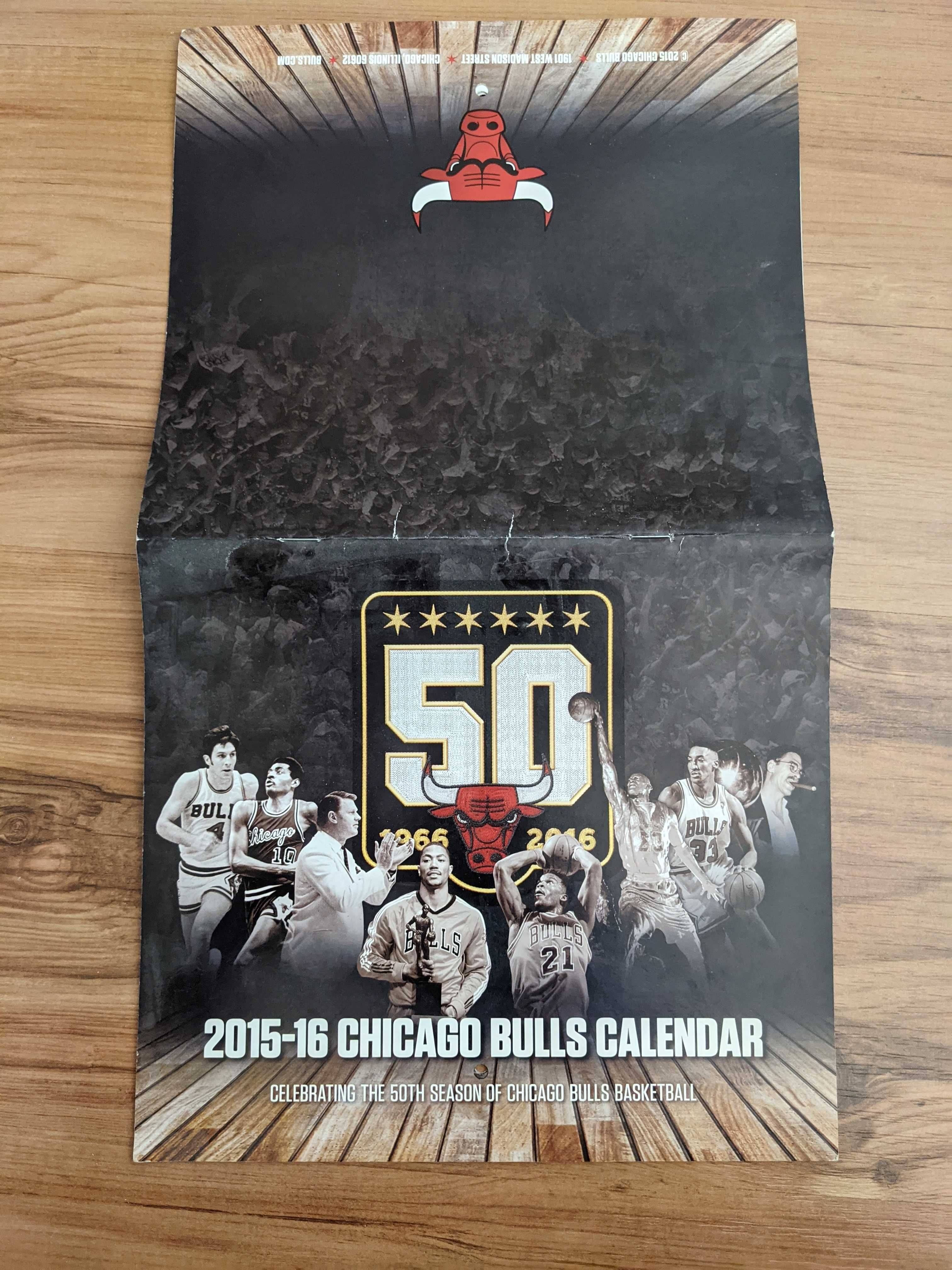 Oryginalny plakat Chicago Bulls - kolekcjonerski z okazji 50. sezonu