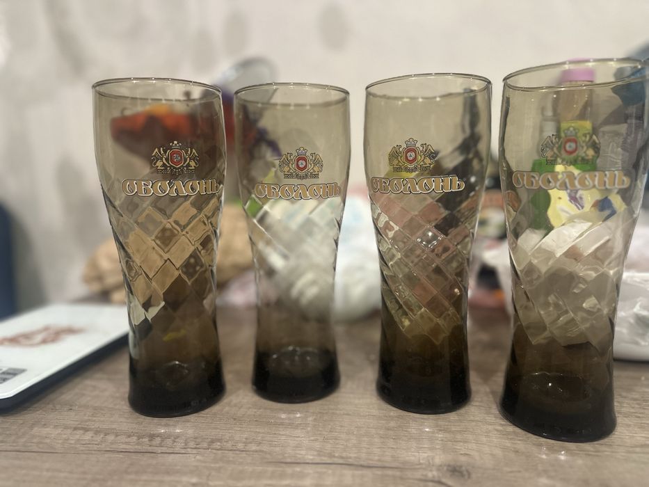 Нові пивні стакани Оболонь 0,5