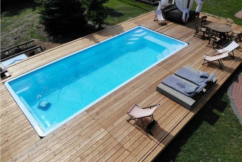 SP Lord 6,50 x 3,70 basen poliestrowy od PRODUCENTA ! ogrodowy