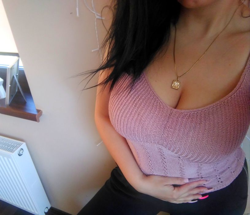 Top sznurkowany damski