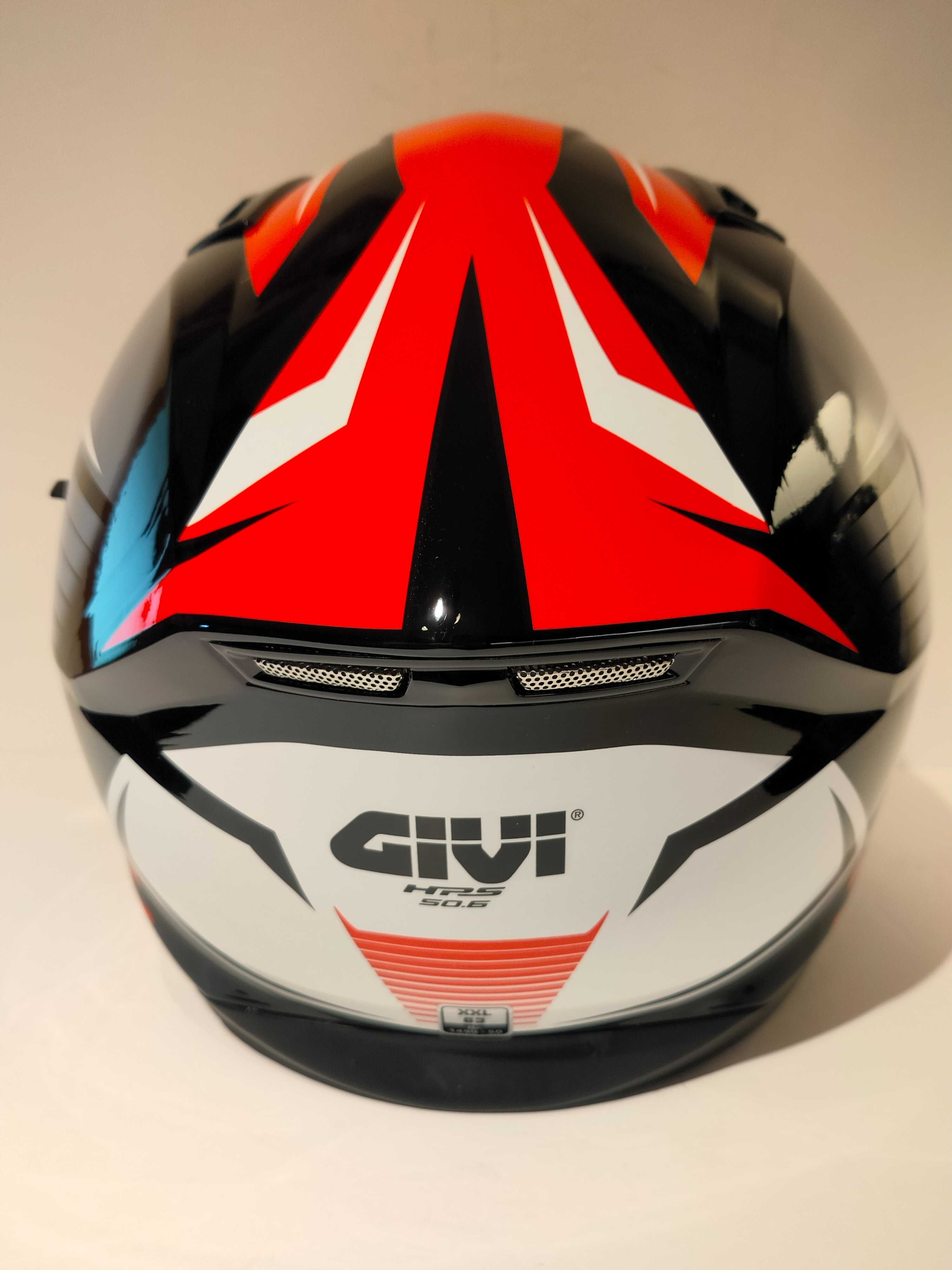 Capacete Givi dupla viseira mota scooter novo