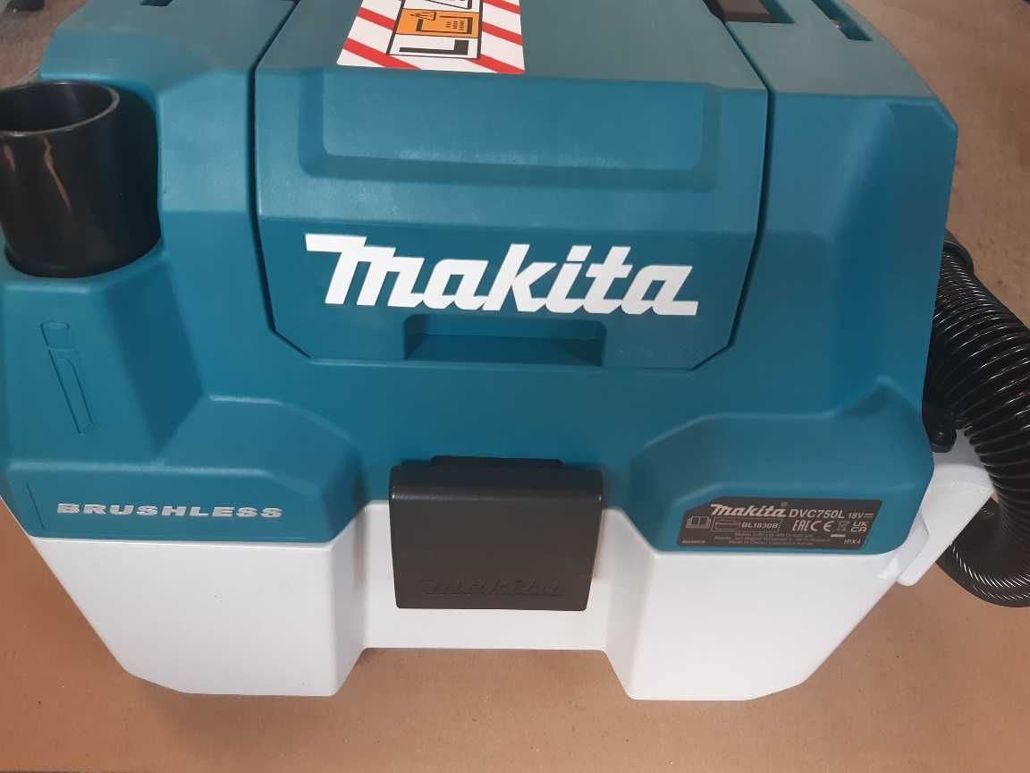 Odkurzacz przemysłowy Makita DVC750LZ 18V nowy / akumulatorowy