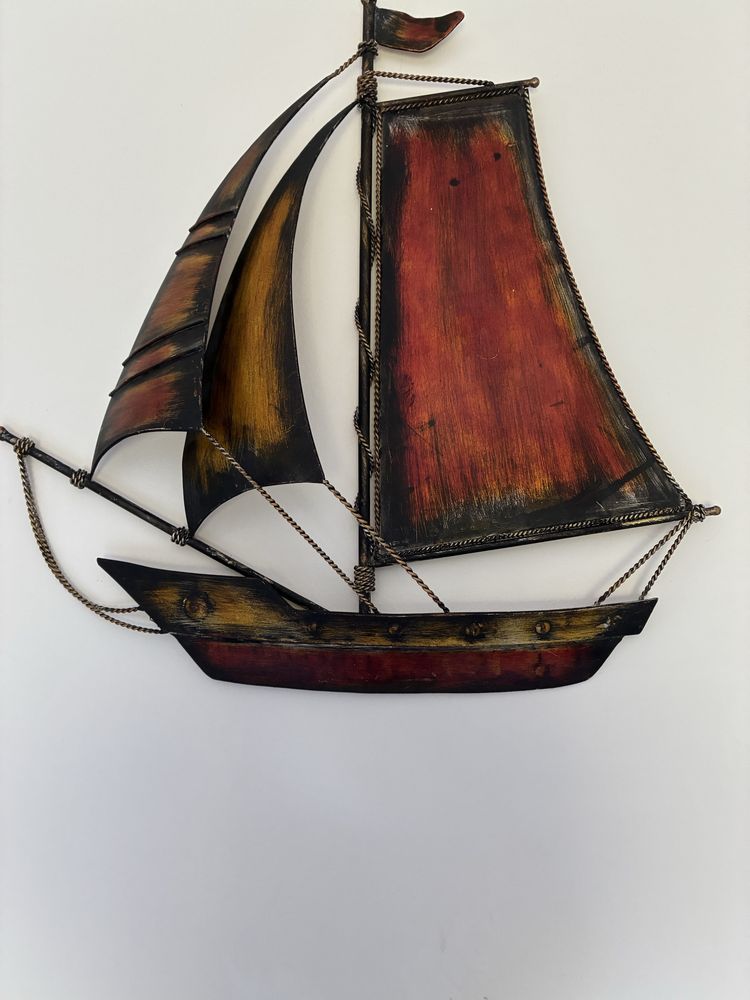 Barco em 3D em latão