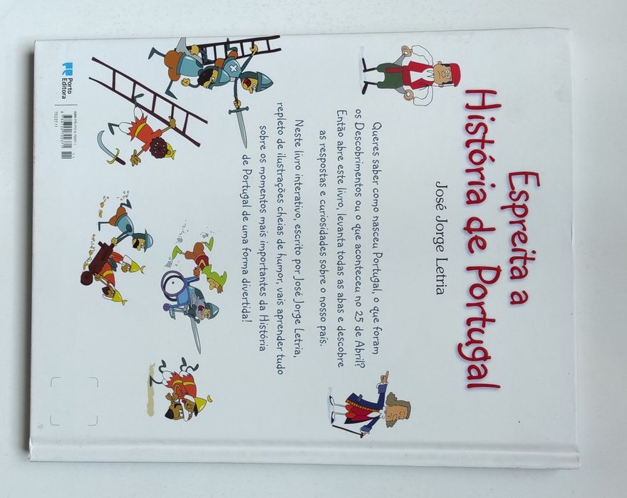 Livro Espreita a História de Portugal de José Jorge Letria