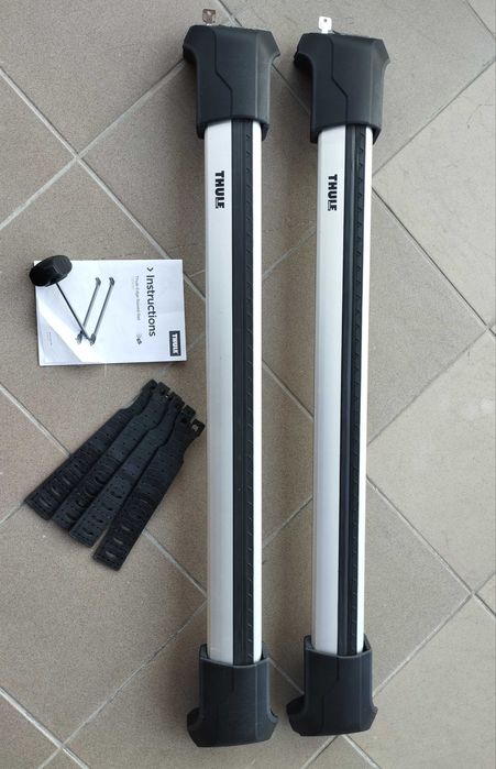 Bagażnik dachowy THULE stopy EDGE 7204 + belki WingBar Edge 77 + 77 cm