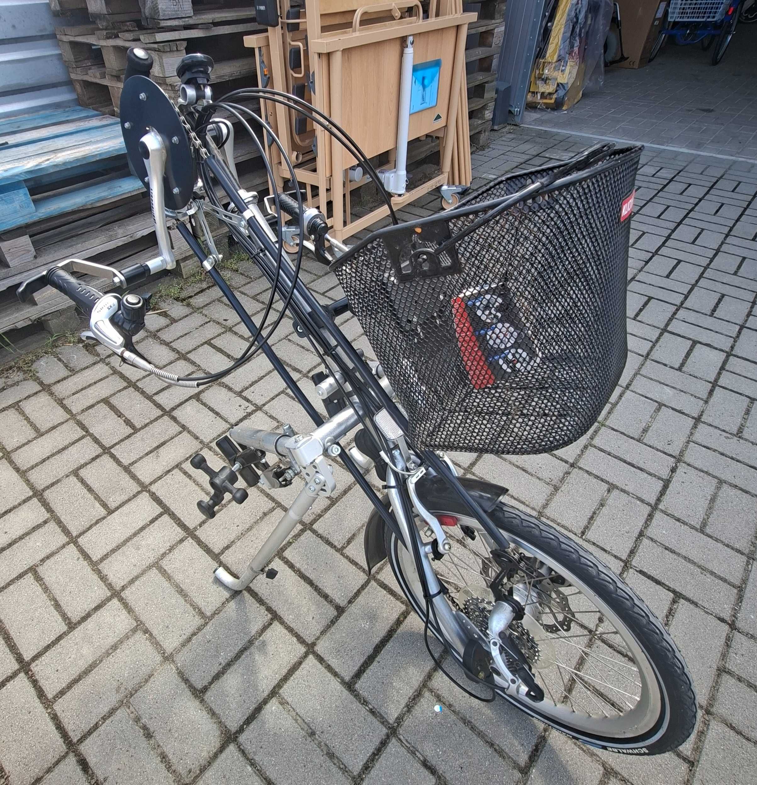 Przystawka do wózka inwalidzkiego Stricker manualna sprawna praktyczna