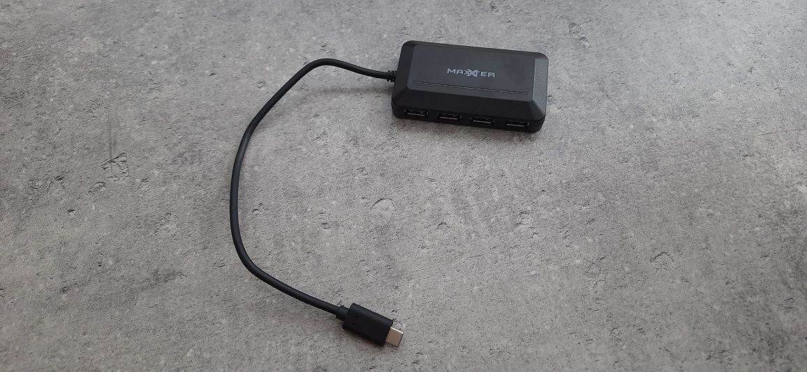 Hub rozdzielacz micro usb c na 4 usb 3.1