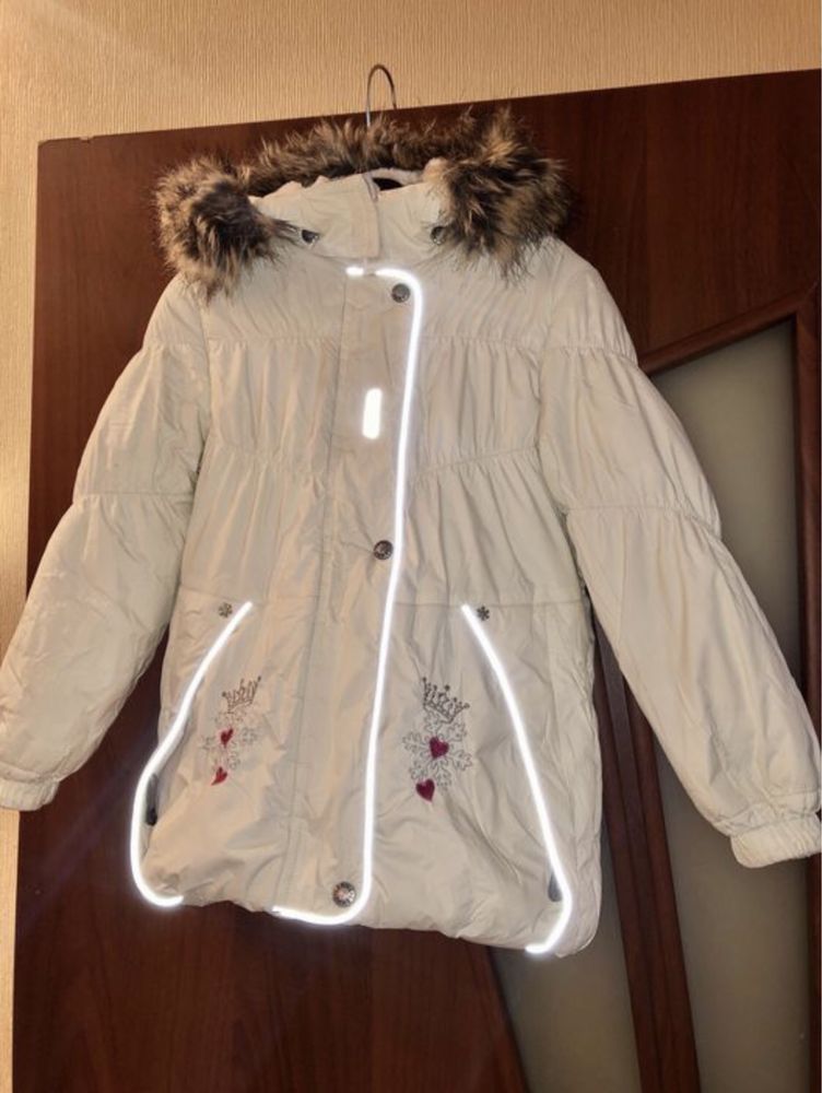 Lenne куртка зимняя для девочки 116 см