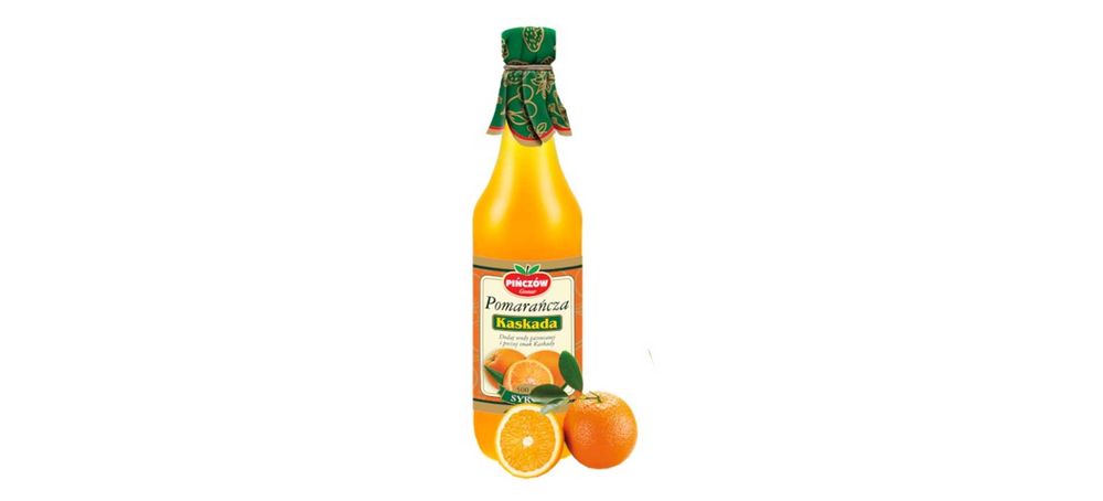 Syrop pomarańczowy KASKADA PRL! GOMAR Pińczów - 500ml