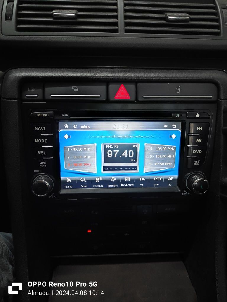 Radio 2 Din para Audi A4 B6/7
