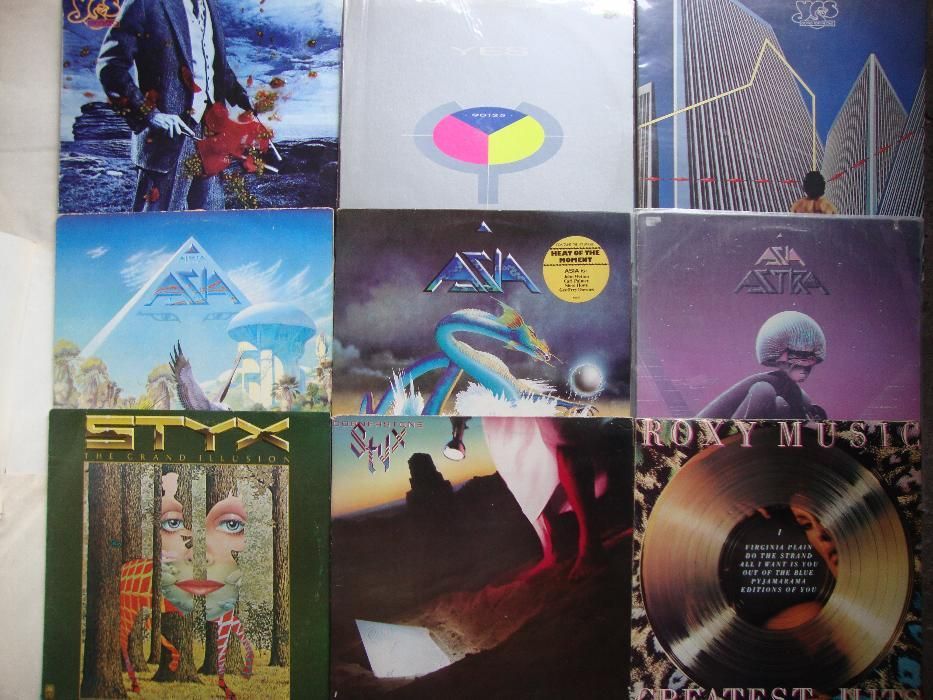 продам пластинки GENESIS/Azia/ Styx/Yes/Toto/Saga/Boston/Kansas