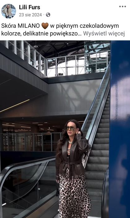 Przepiękna ramoneska r.S , M ,L skórka Lili Furs