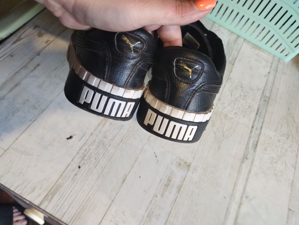 Продам кожаные кеды Puma