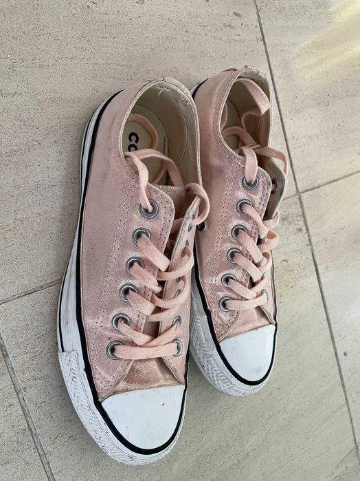 Ténis All Star Rosa Prateado - Como Novos