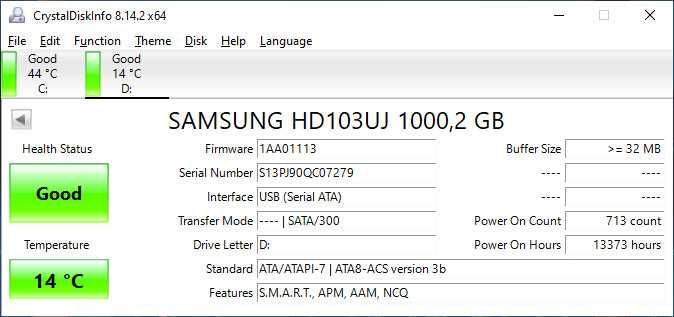 Dysk twardy Samsung 3,5" 1 TB (1000 GB) 7200rpm