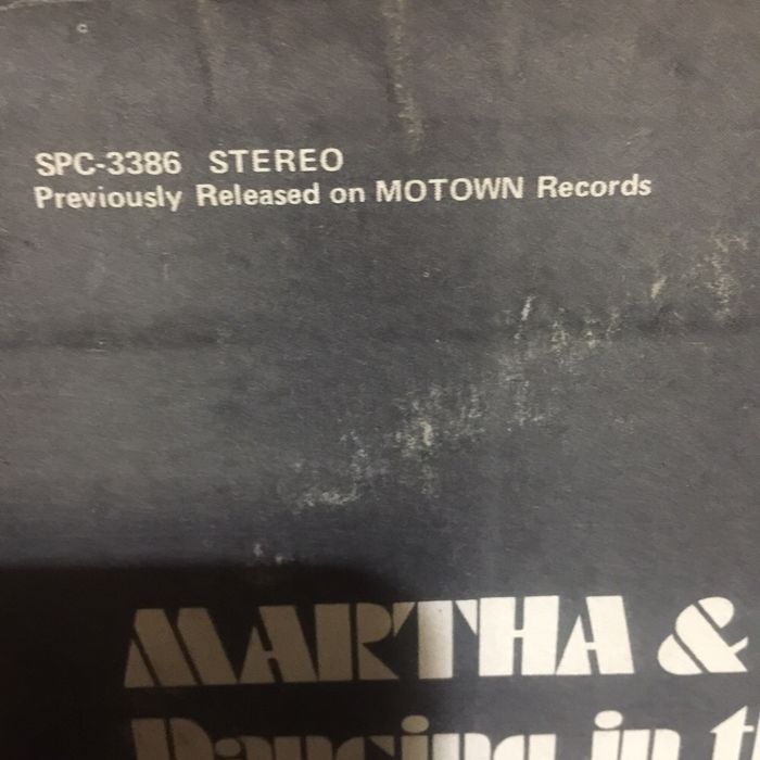 Vinil: Martha and the Vandellas - Dancing in the Street - 1974 USA