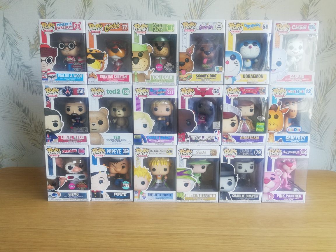 Funko Pops várias coleções
