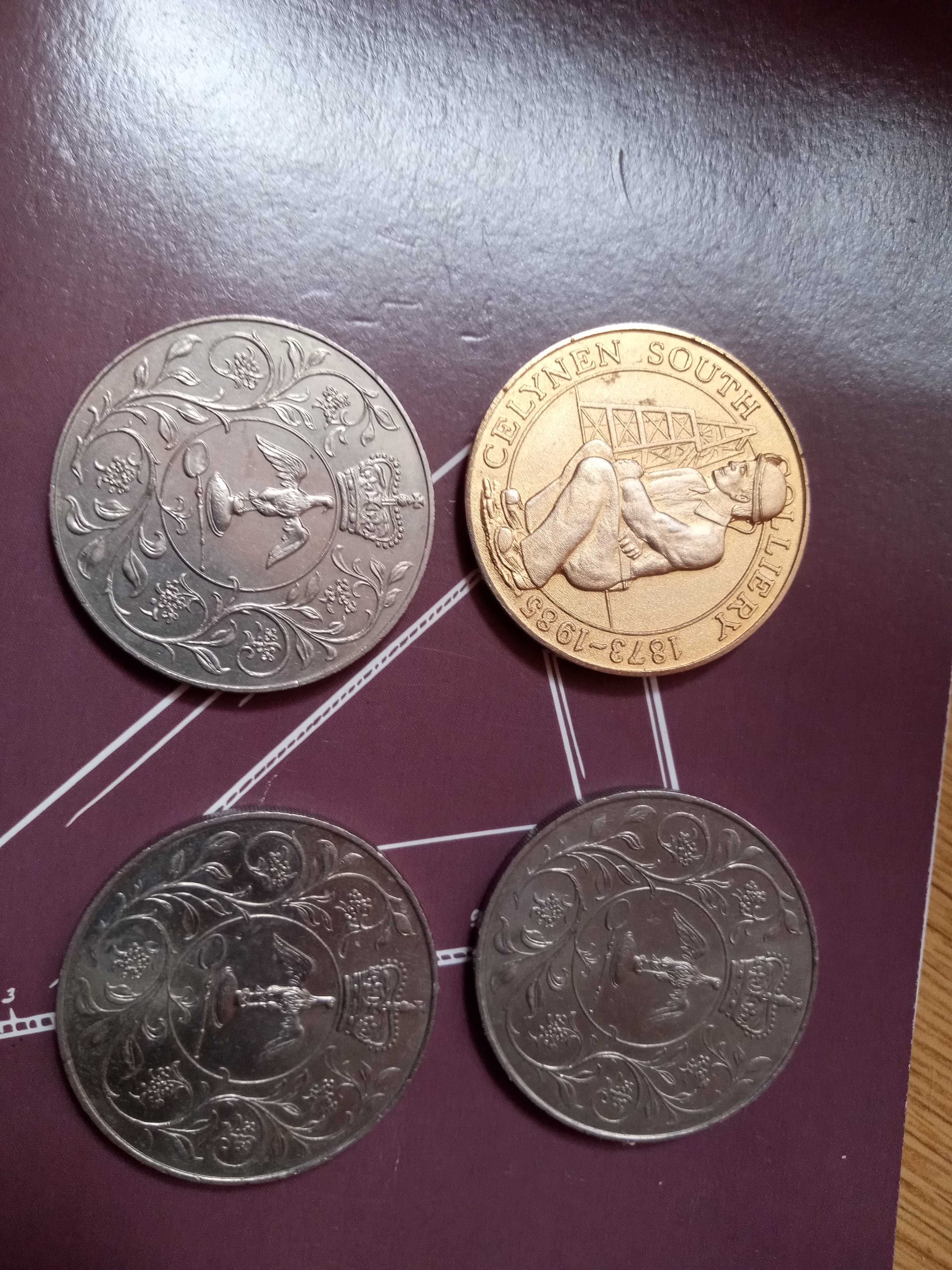4 monety angielskie