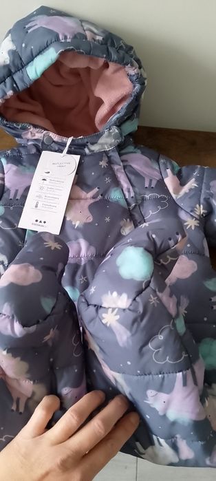 Kombinezon zimowy dla dziewczynki NOWY 74