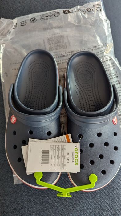 Crocs laczki niebieskie navy blue nowe 42/43
