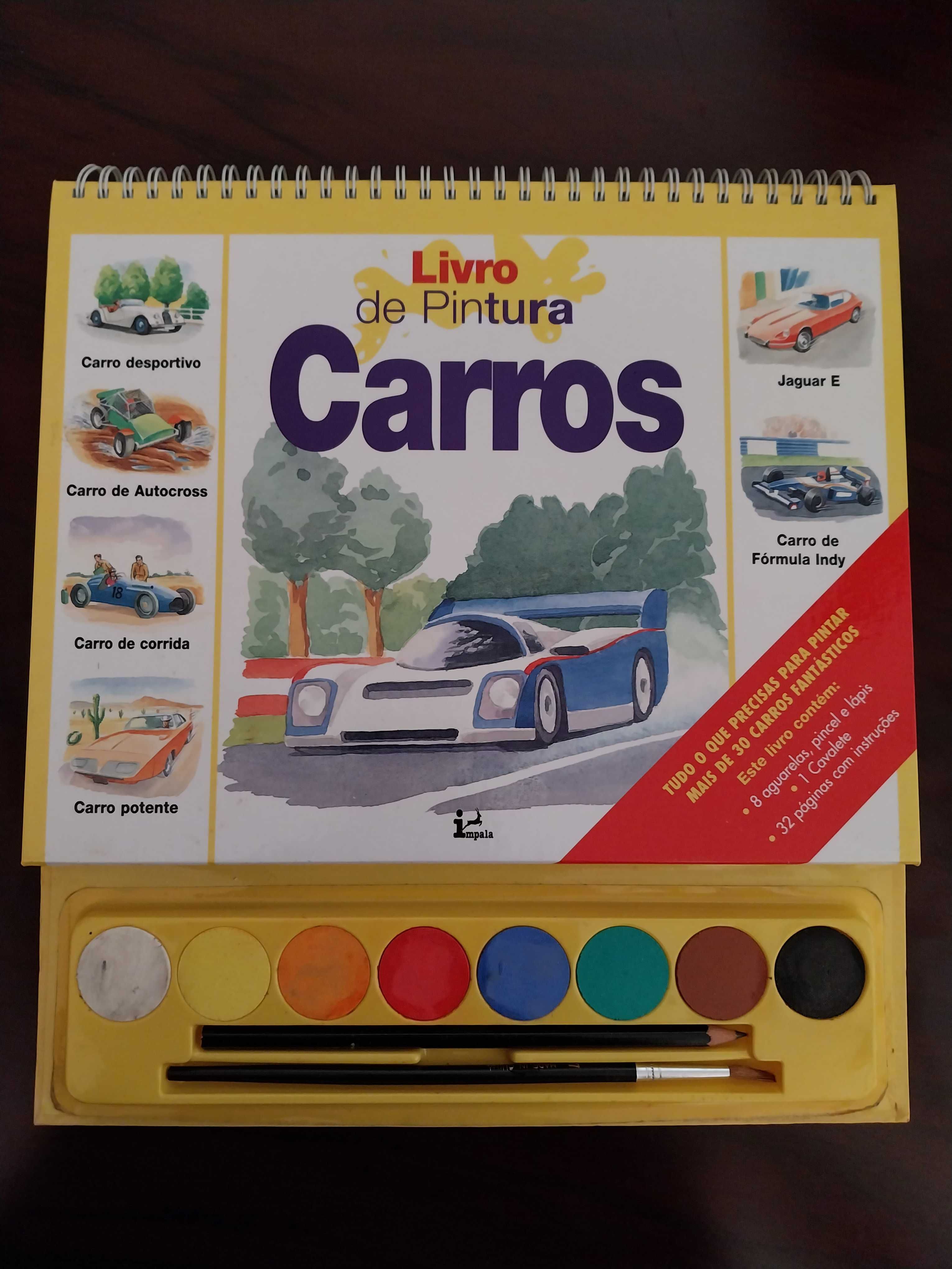 Carros - Livro de Pintura (passo a passo)