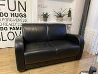 Zobacz! Skórzana sofa, elegancki wypoczynek, 2 osobowa. Warto ! 150x80