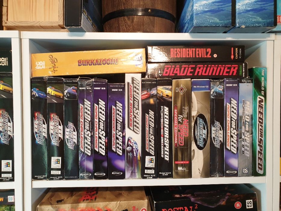 BIG BOX Need for Speed 1 2 3 I II III Hot Pursuit Porsche PC PL