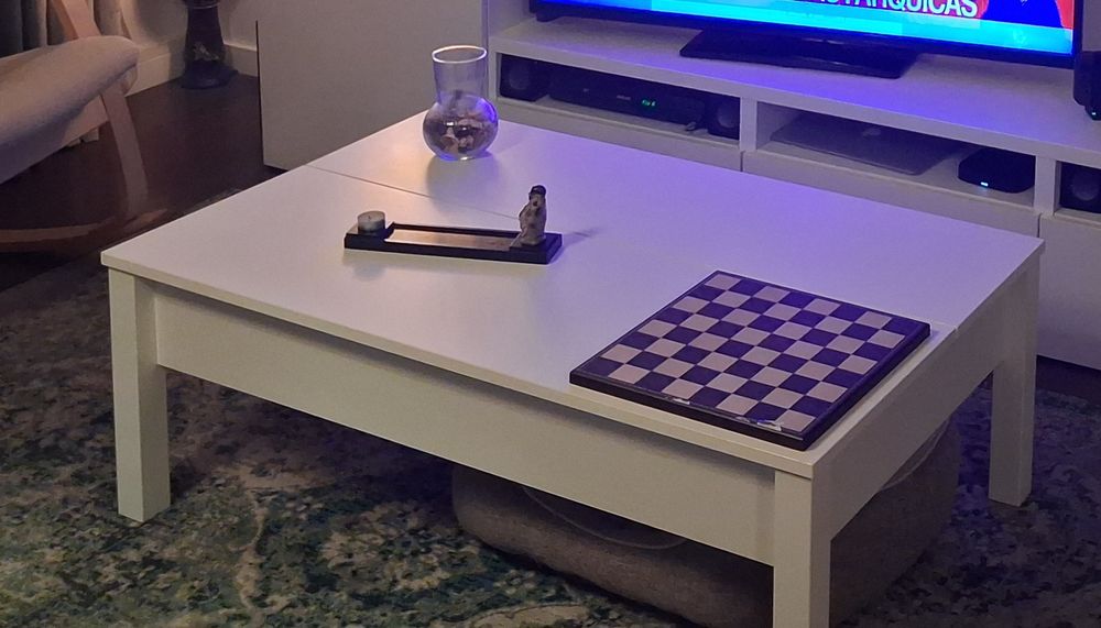 Mesa de centro com tampo elevatório ikea