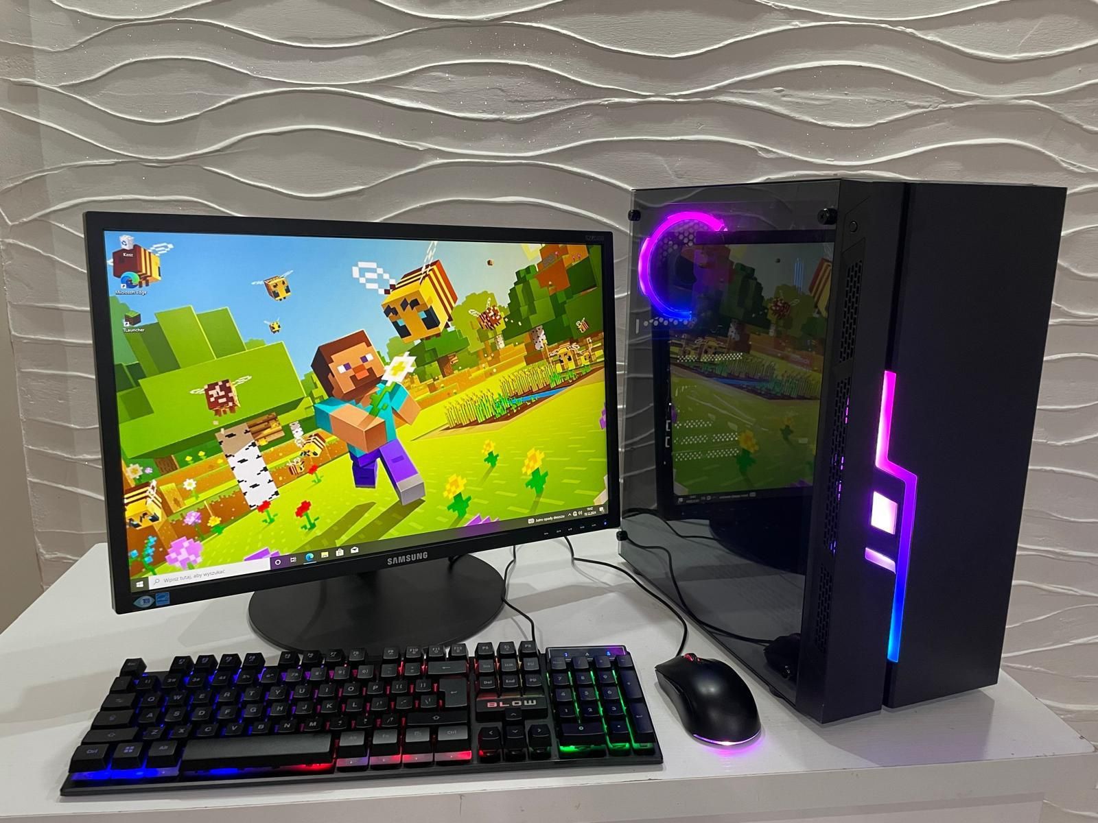 Komputer i5-7500 / GTX 1060 6GB / SSD / HDD / 16 RAM / Monitor / Gamin