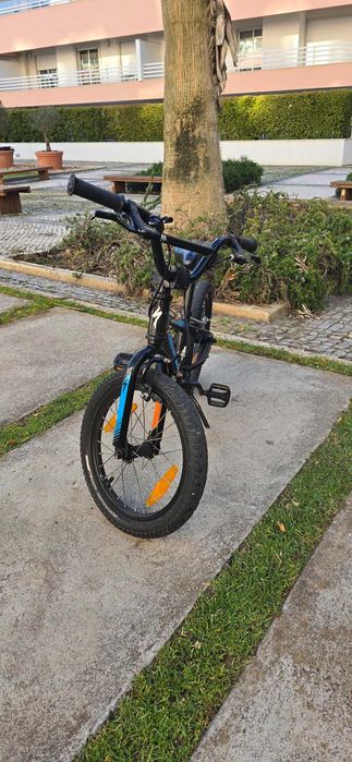 Specialized Hotrock 16" Coaster Boys (Preta/Laranja/Azul)