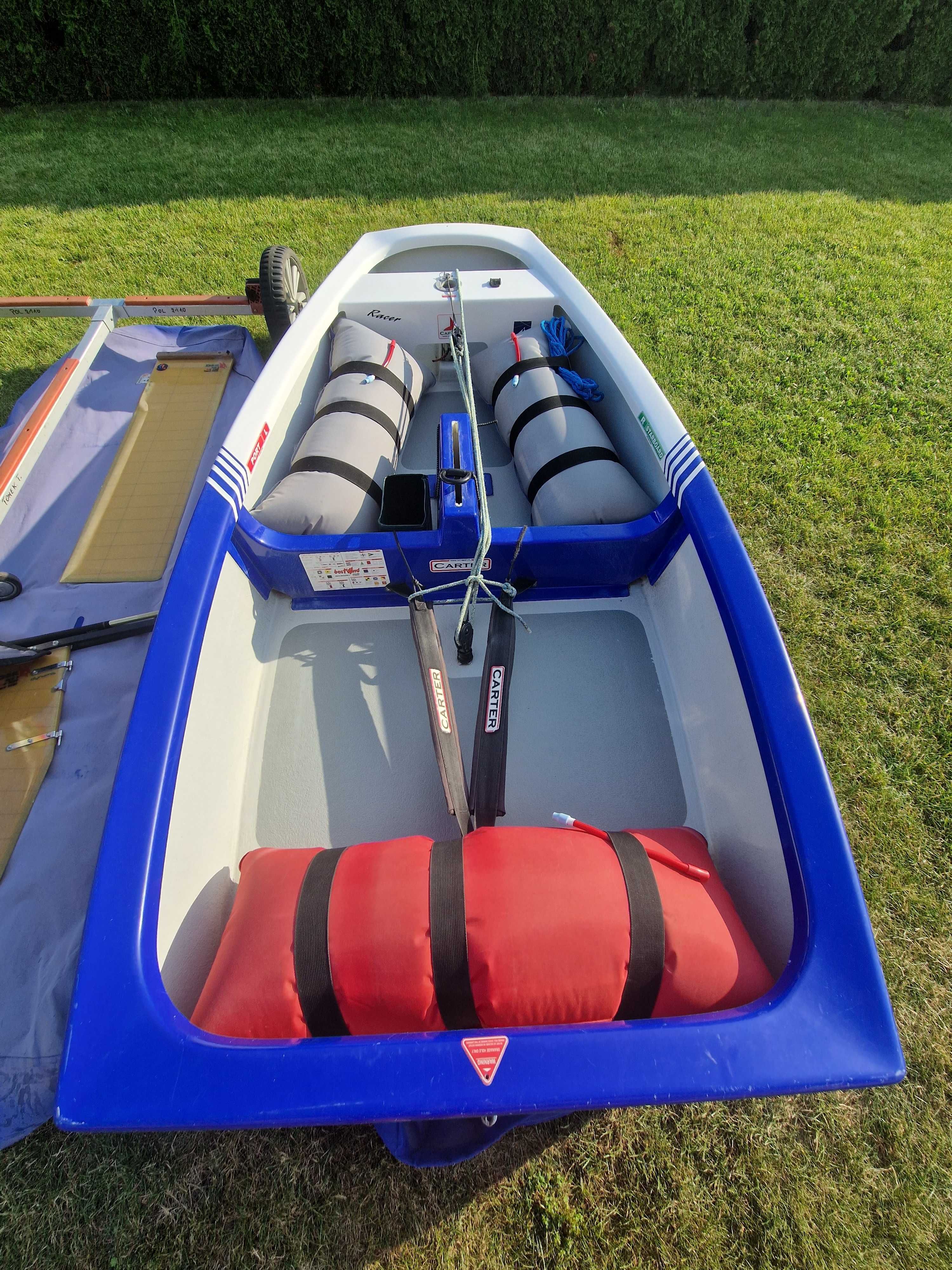 Optimist Carter Race z 2019r. kompletny zestaw regatowy.