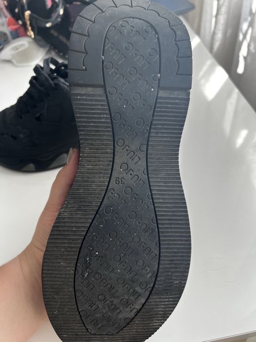Sneakersy LIU JO jak NOWE, czarne rozmiar 39