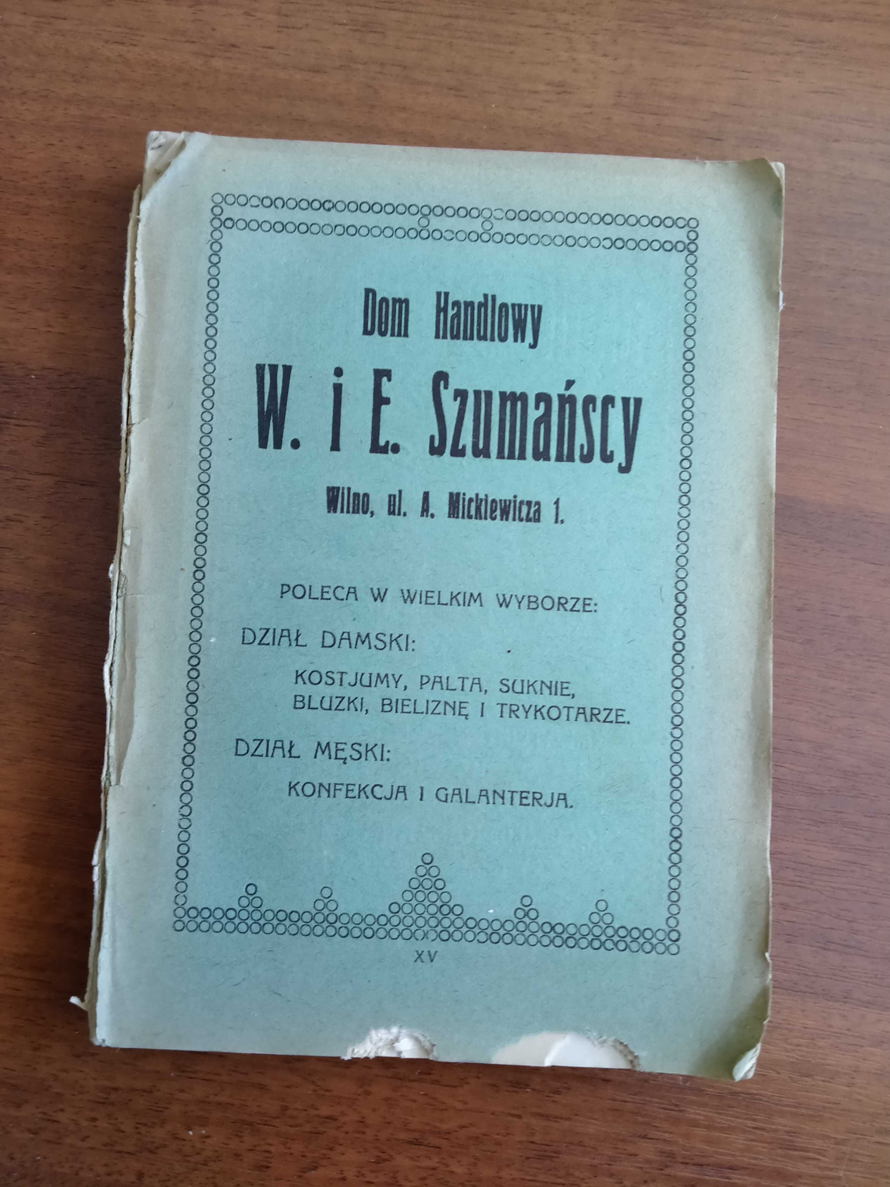 Wilno. Przewodnik krajoznawczy, Juliusz Kłos, Wilno 1923