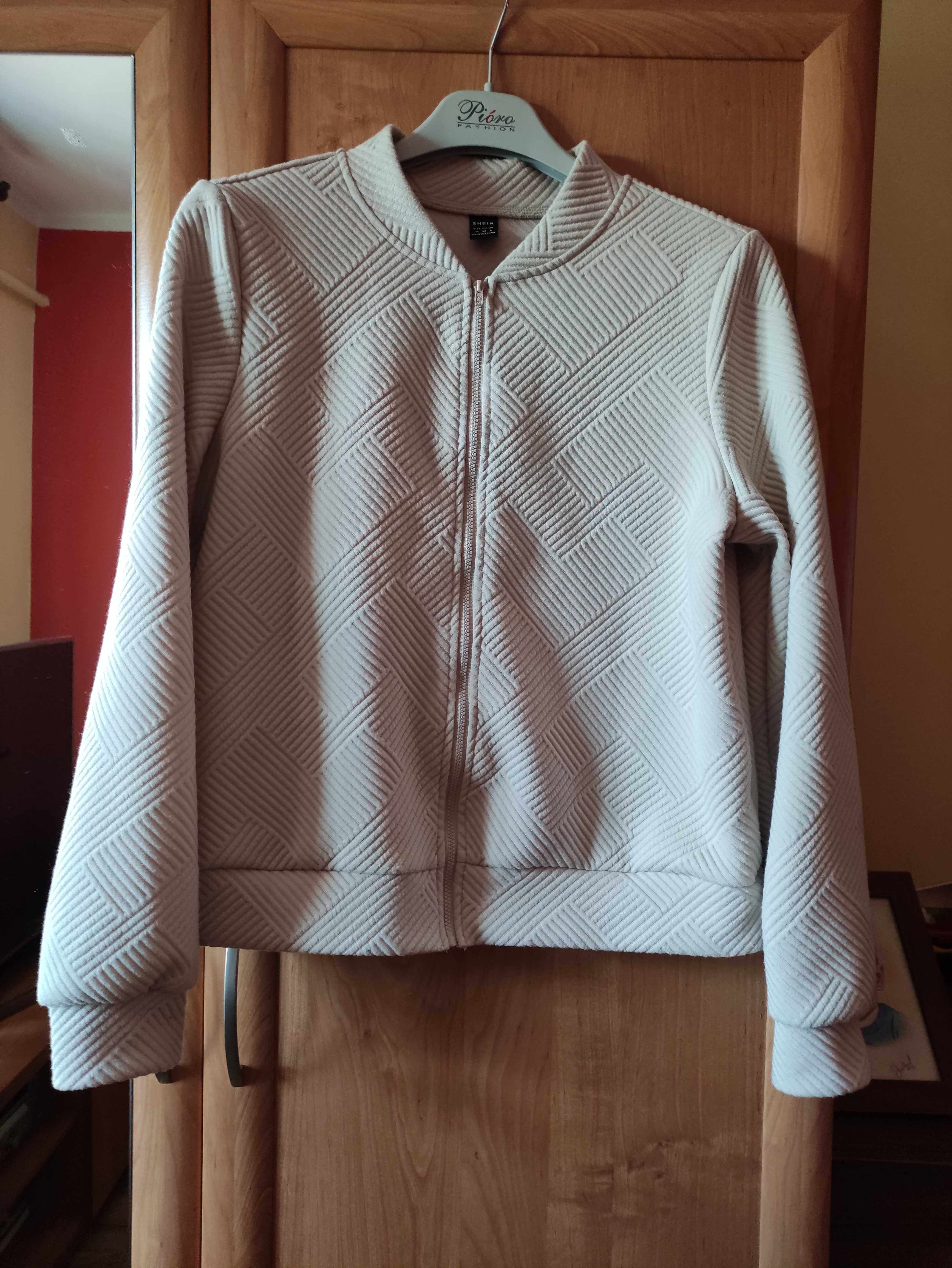 Bluza bomberka, beżowa, rozmiar M,  firma Shein