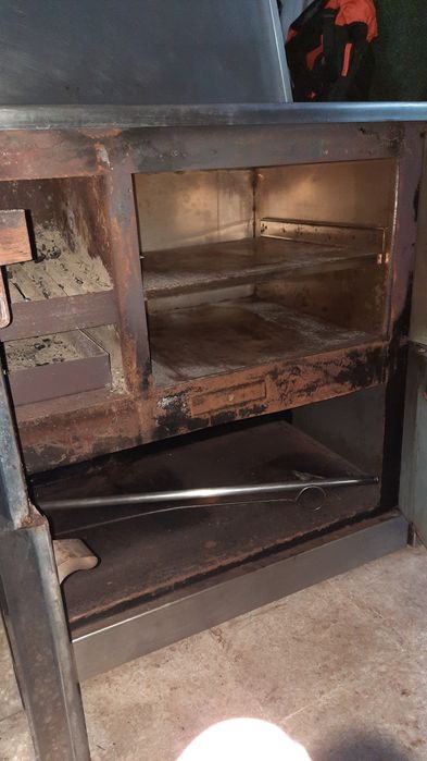 Fogão inox em bom estado