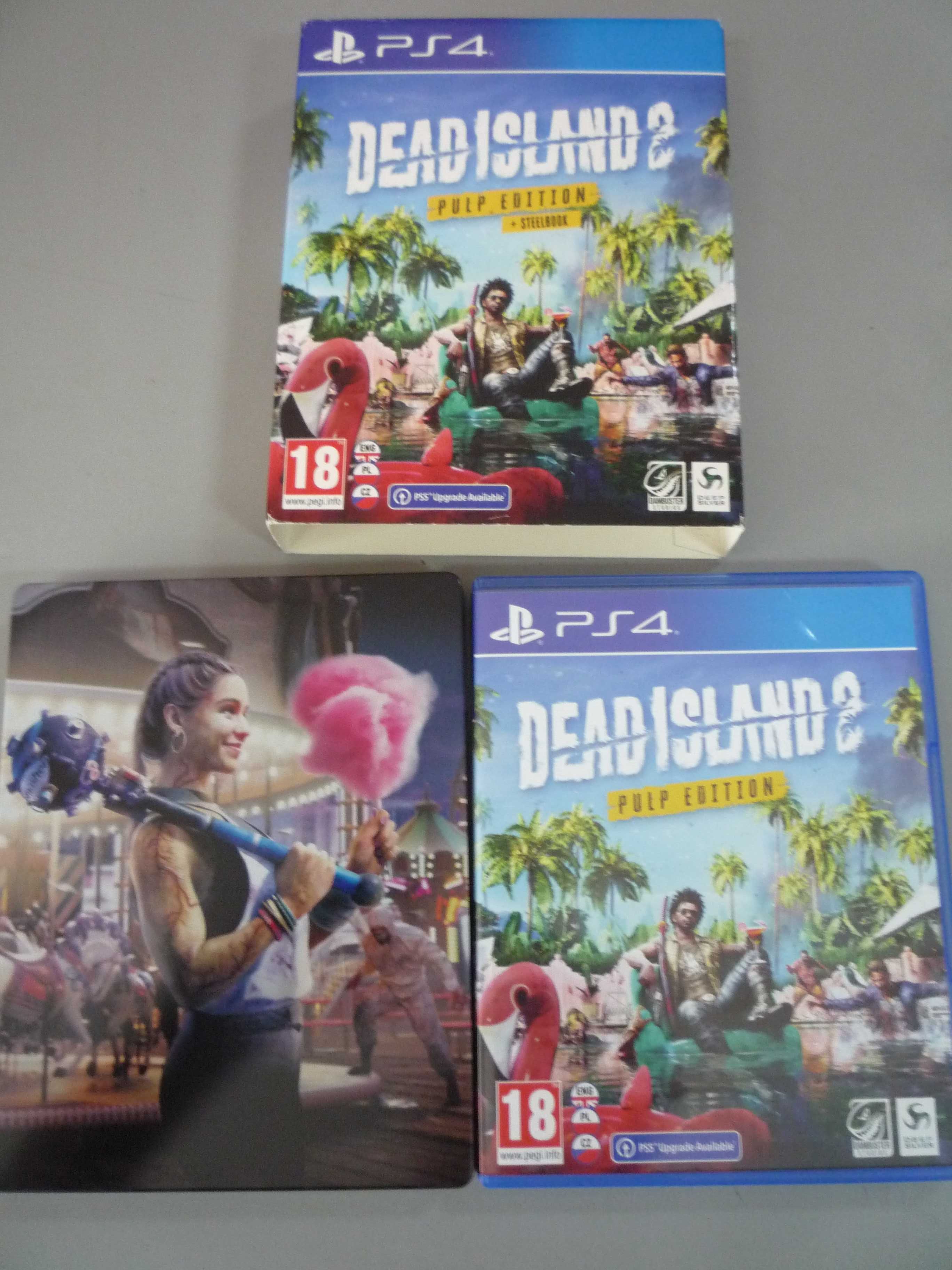 Zestaw gier na konsole PS4 GTA , DEAD ISLAND 2 i inne