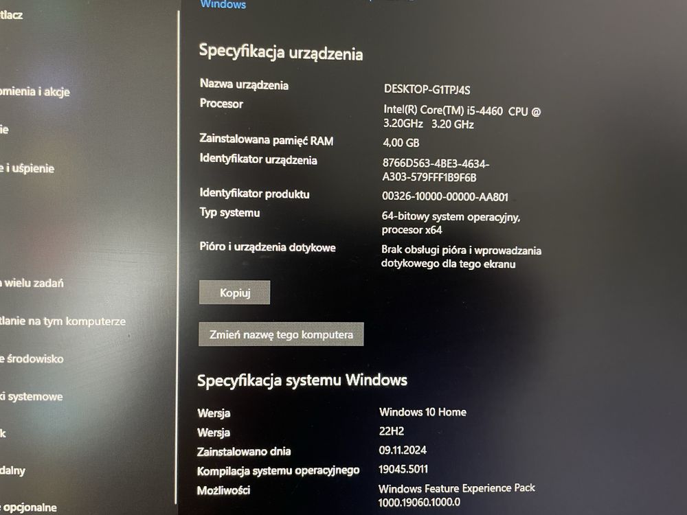 Komputer Vostro 3800 gemingowy biurowy i core i5 4460, 3,2 Ghz